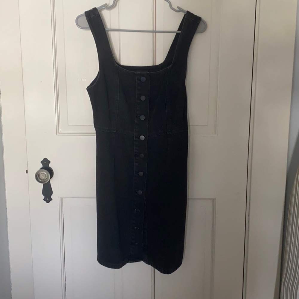Denim Button Up Dress